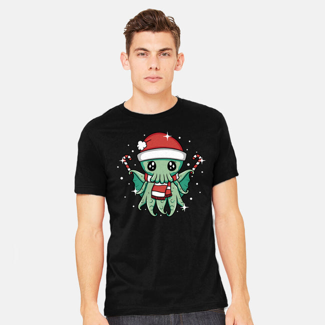 Christmas Cthulhu-Mens-Heavyweight-Tee-brunopires