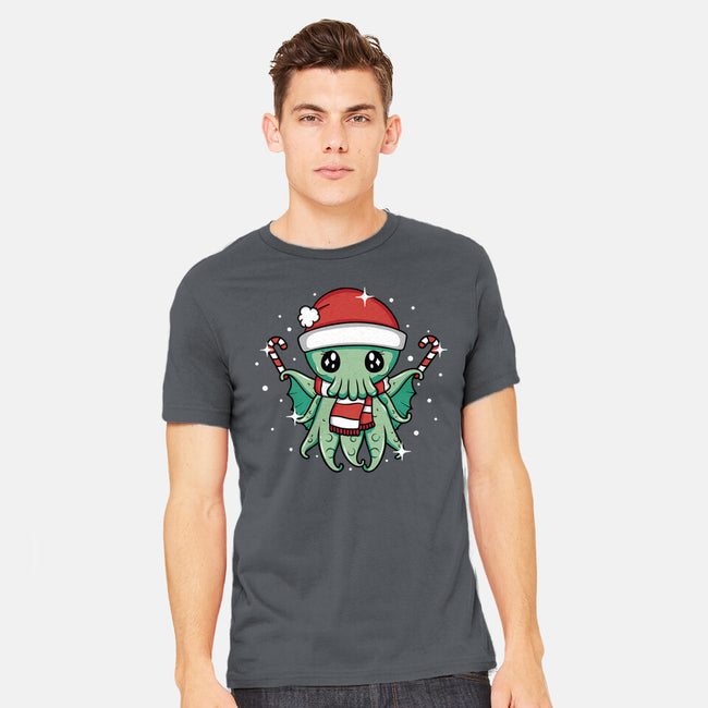 Christmas Cthulhu-Mens-Heavyweight-Tee-brunopires