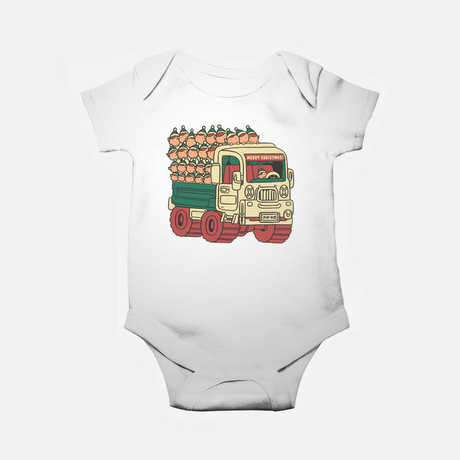 Xmas Workers-Baby-Basic-Onesie-naomori