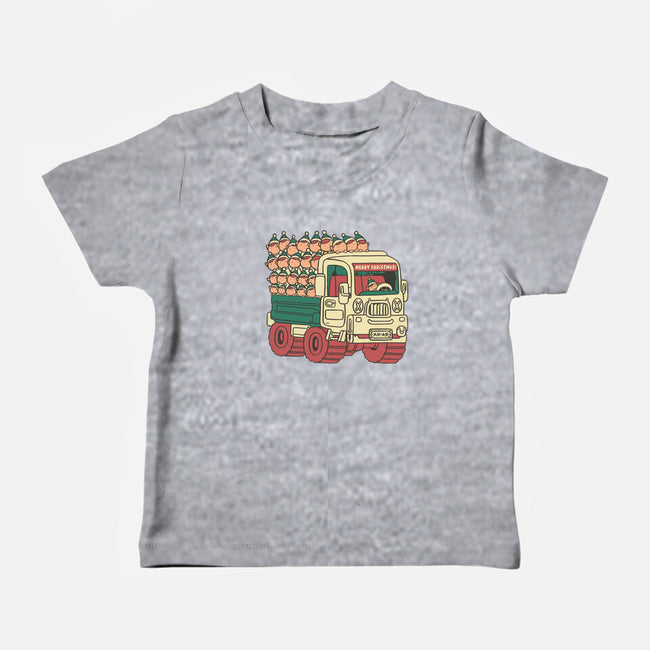 Xmas Workers-Baby-Basic-Tee-naomori