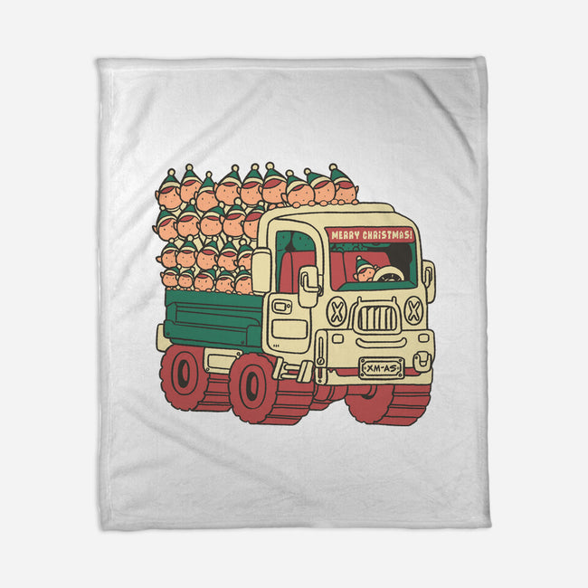 Xmas Workers-None-Fleece-Blanket-naomori