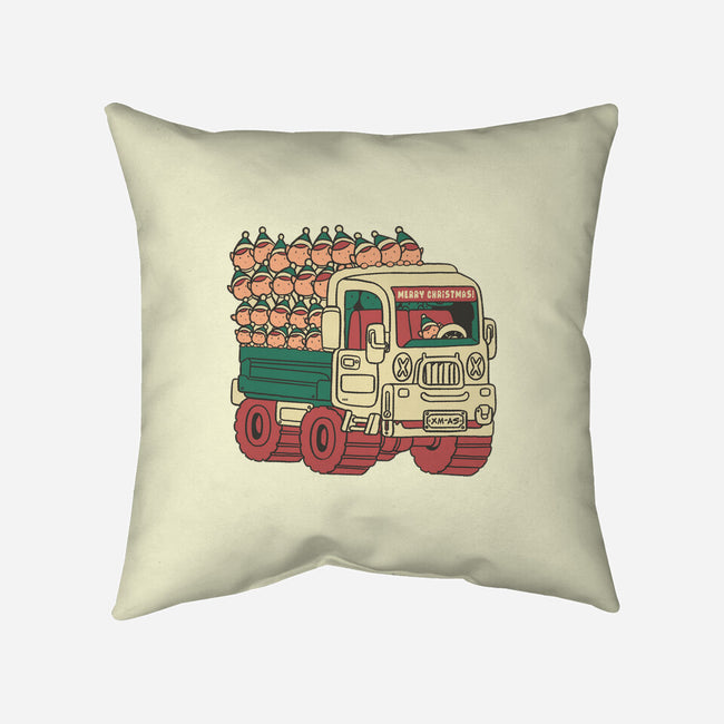 Xmas Workers-None-Removable Cover w Insert-Throw Pillow-naomori