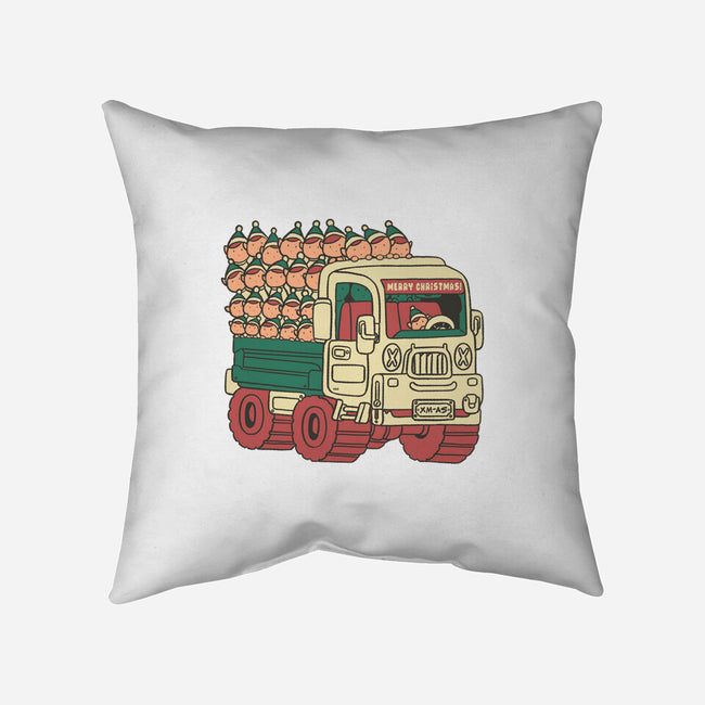 Xmas Workers-None-Removable Cover w Insert-Throw Pillow-naomori