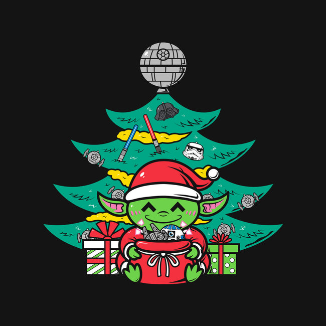 Christmas Tree In A Galaxy Far Away-Womens-V-Neck-Tee-krisren28