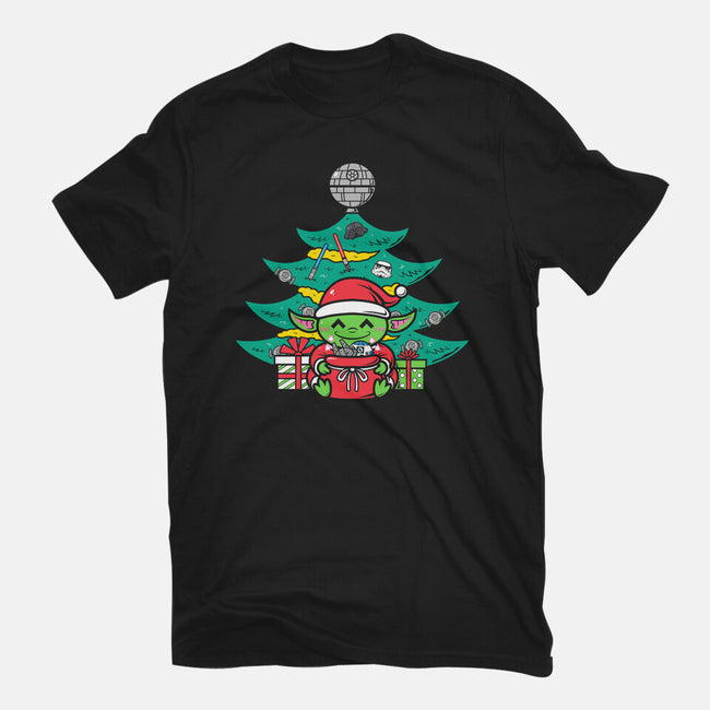 Christmas Tree In A Galaxy Far Away-Mens-Premium-Tee-krisren28