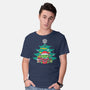 Christmas Tree In A Galaxy Far Away-Mens-Basic-Tee-krisren28