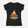 Sorcerer D20-Womens-V-Neck-Tee-D20 Tees