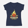 Sorcerer D20-Womens-V-Neck-Tee-D20 Tees