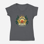 Druid D20-Womens-V-Neck-Tee-D20 Tees