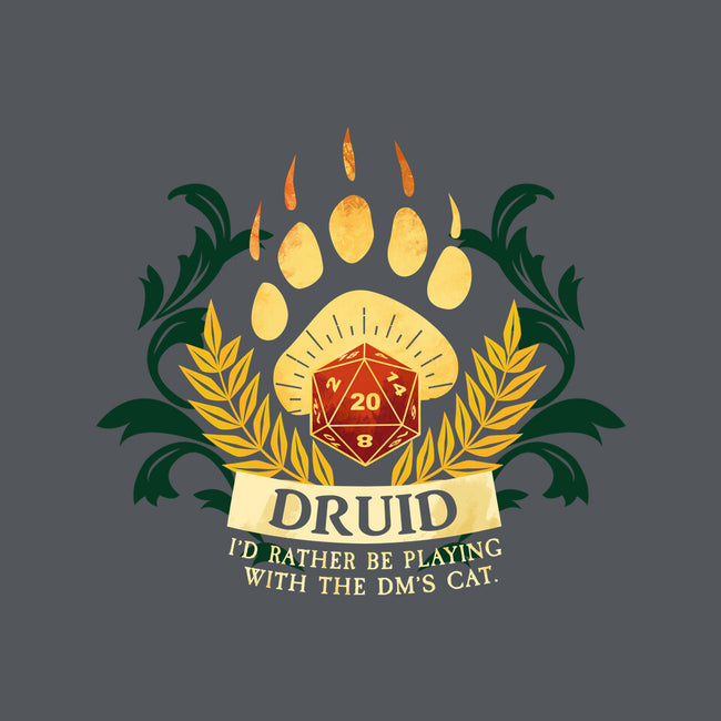 Druid D20-None-Removable Cover w Insert-Throw Pillow-D20 Tees