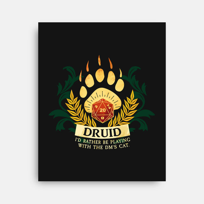 Druid D20-None-Stretched-Canvas-D20 Tees