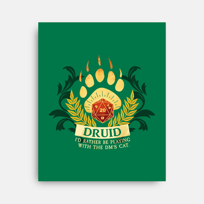 Druid D20-None-Stretched-Canvas-D20 Tees