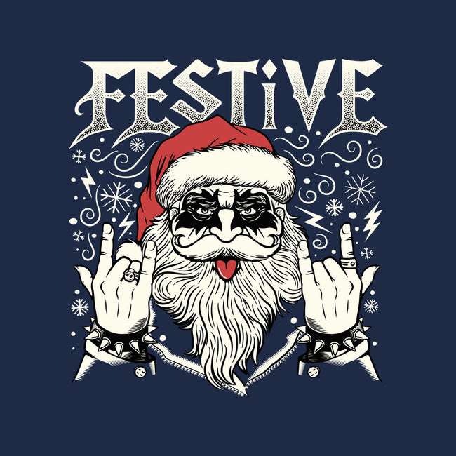 Festive Rock And Roll Santa-None-Matte-Poster-tobefonseca