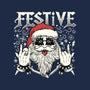 Festive Rock And Roll Santa-None-Matte-Poster-tobefonseca