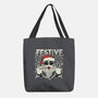 Festive Rock And Roll Santa-None-Basic Tote-Bag-tobefonseca