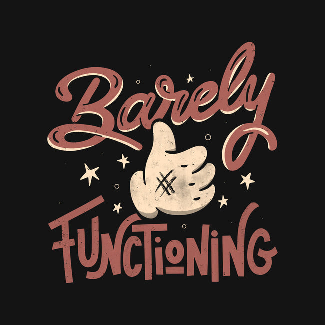 Barely Functioning-Womens-Racerback-Tank-tobefonseca