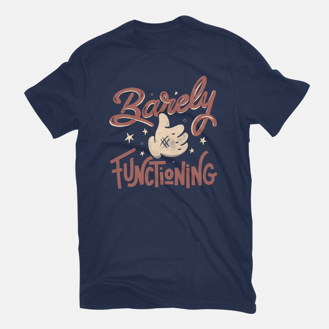 Barely Functioning-Womens-Basic-Tee-tobefonseca