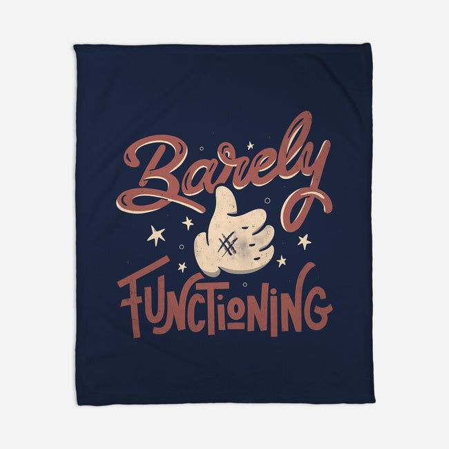 Barely Functioning-None-Fleece-Blanket-tobefonseca