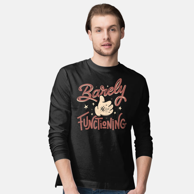 Barely Functioning-Mens-Long Sleeved-Tee-tobefonseca