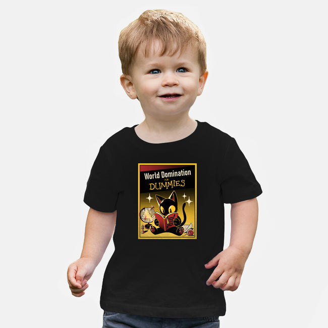 World Domination For Dummies-Baby-Basic-Tee-tobefonseca