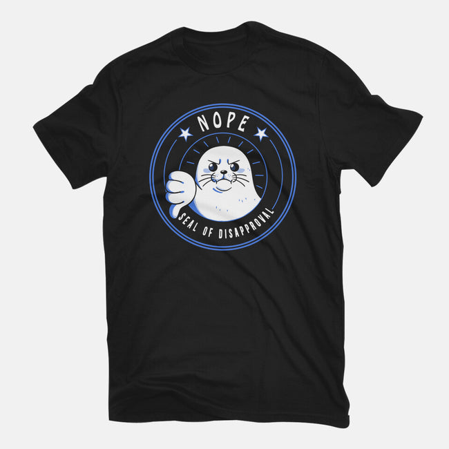 Funny Seal Of Disapproval-Mens-Heavyweight-Tee-tobefonseca