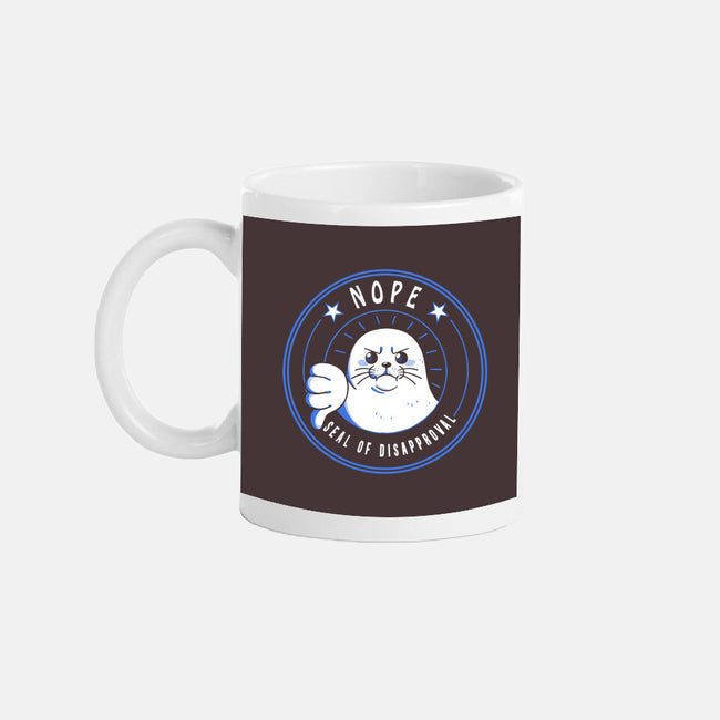 Funny Seal Of Disapproval-None-Mug-Drinkware-tobefonseca