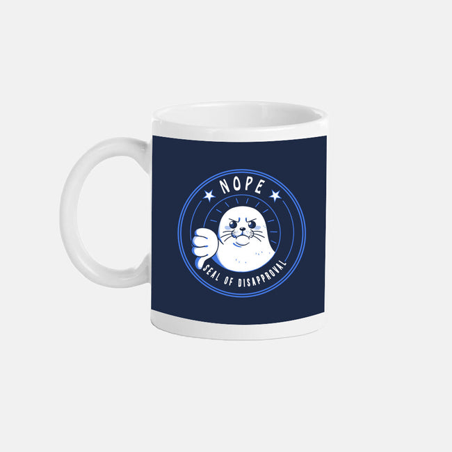 Funny Seal Of Disapproval-None-Mug-Drinkware-tobefonseca