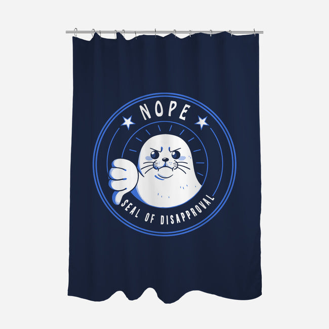 Funny Seal Of Disapproval-None-Polyester-Shower Curtain-tobefonseca