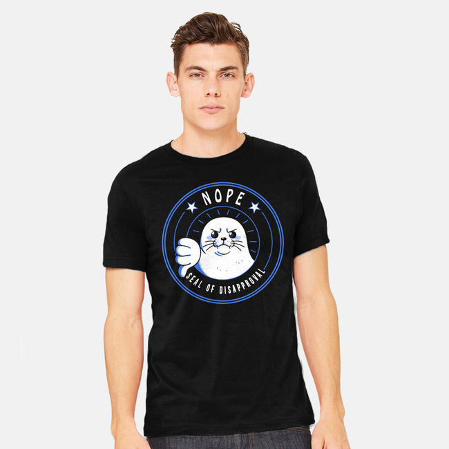 Funny Seal Of Disapproval-Mens-Heavyweight-Tee-tobefonseca