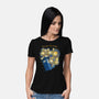 Travel Time Van Gogh Episode-Womens-Basic-Tee-tobefonseca