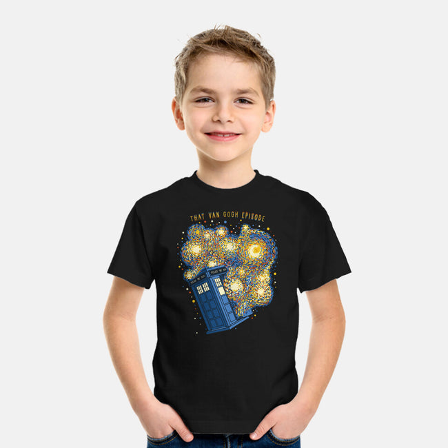 Travel Time Van Gogh Episode-Youth-Basic-Tee-tobefonseca