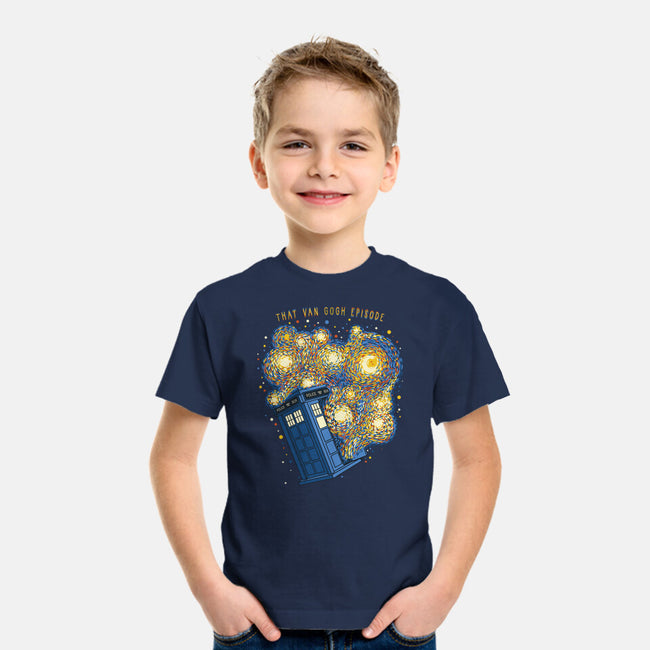 Travel Time Van Gogh Episode-Youth-Basic-Tee-tobefonseca