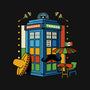 Buenas Tardis Travel Time-None-Removable Cover w Insert-Throw Pillow-tobefonseca