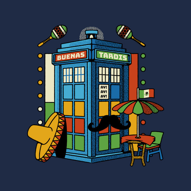 Buenas Tardis Travel Time-Baby-Basic-Tee-tobefonseca