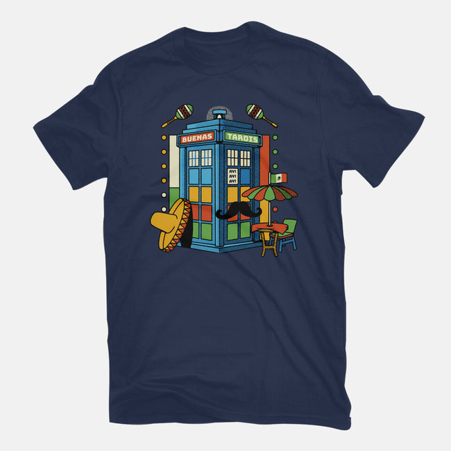 Buenas Tardis Travel Time-Youth-Basic-Tee-tobefonseca