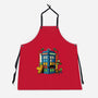 Buenas Tardis Travel Time-Unisex-Kitchen-Apron-tobefonseca