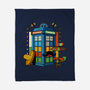 Buenas Tardis Travel Time-None-Fleece-Blanket-tobefonseca