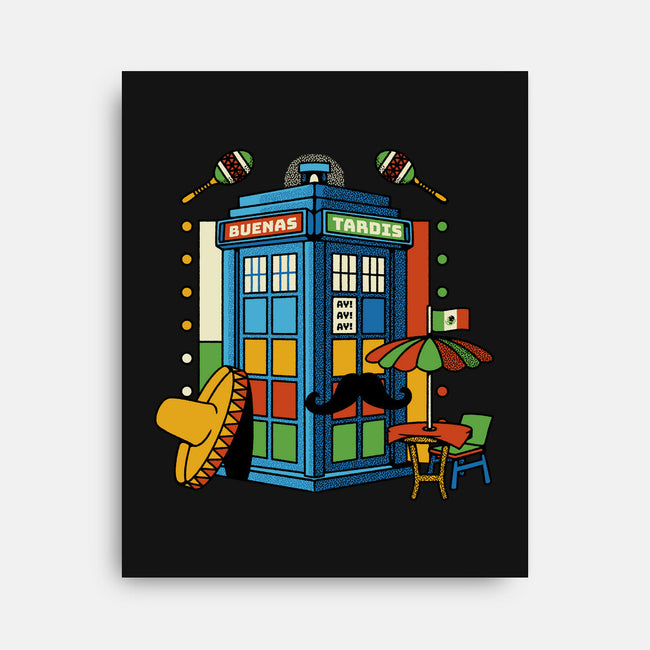 Buenas Tardis Travel Time-None-Stretched-Canvas-tobefonseca