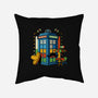 Buenas Tardis Travel Time-None-Removable Cover w Insert-Throw Pillow-tobefonseca