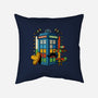 Buenas Tardis Travel Time-None-Removable Cover w Insert-Throw Pillow-tobefonseca