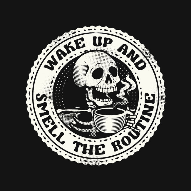 Wake Up And Smell The Routine-Womens-Fitted-Tee-tobefonseca