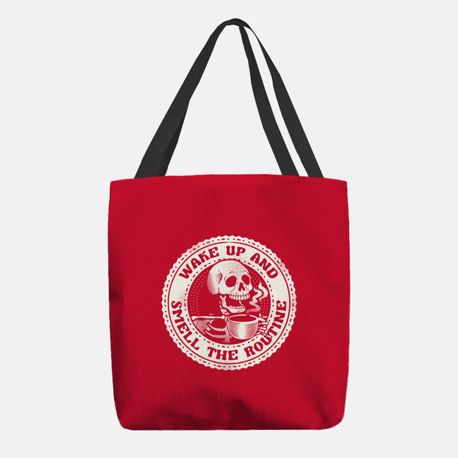 Wake Up And Smell The Routine-None-Basic Tote-Bag-tobefonseca