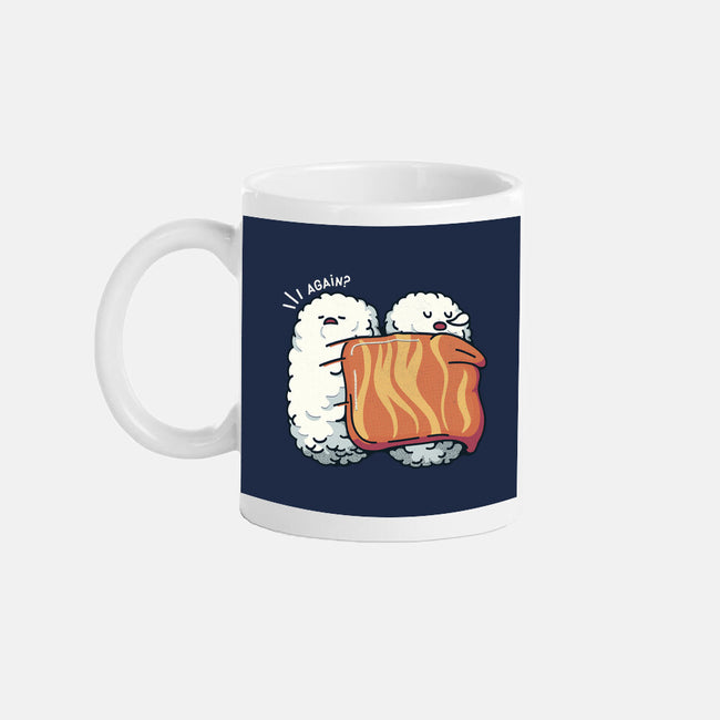 Sleeping Sushi Again-None-Mug-Drinkware-tobefonseca