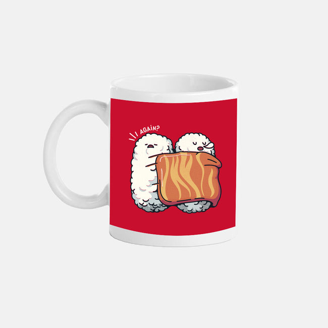 Sleeping Sushi Again-None-Mug-Drinkware-tobefonseca