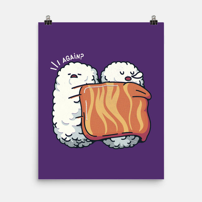 Sleeping Sushi Again-None-Matte-Poster-tobefonseca