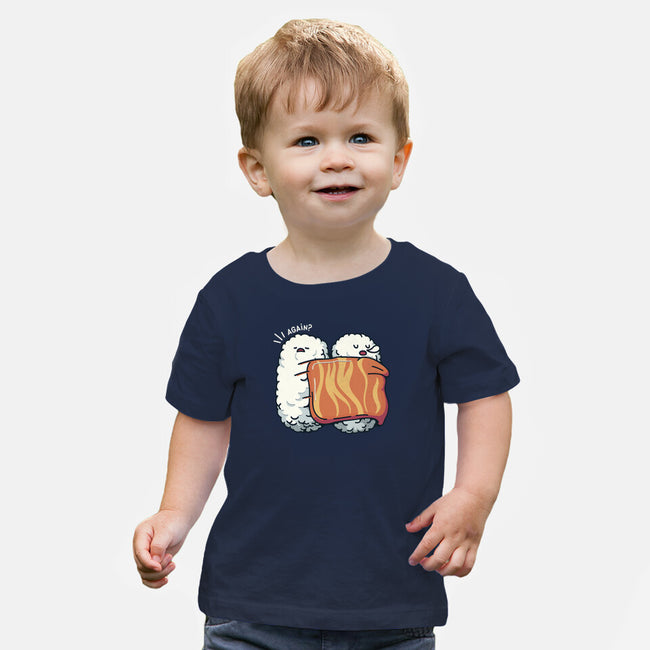 Sleeping Sushi Again-Baby-Basic-Tee-tobefonseca