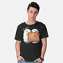 Sleeping Sushi Again-Mens-Basic-Tee-tobefonseca