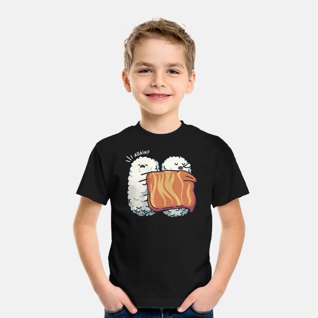 Sleeping Sushi Again-Youth-Basic-Tee-tobefonseca