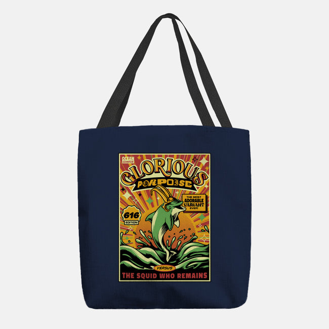 Glorious Porpoise Comics Heroes-None-Basic Tote-Bag-tobefonseca