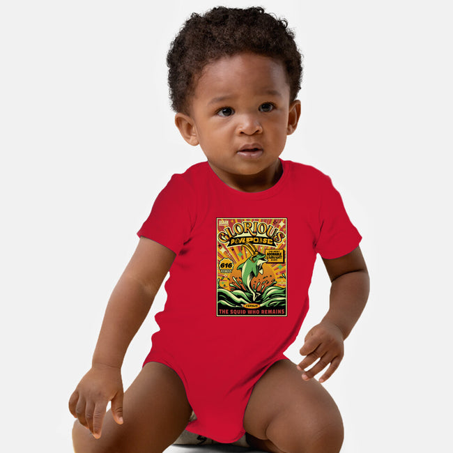 Glorious Porpoise Comics Heroes-Baby-Basic-Onesie-tobefonseca